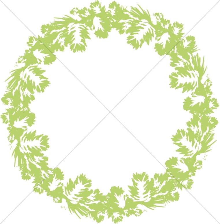 Bright Green Wreath Thumbnail Showcase