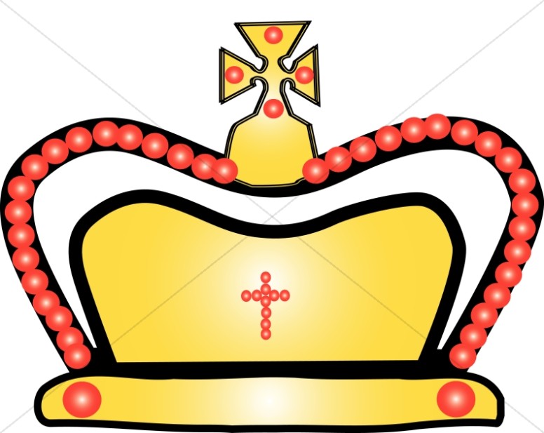 Gold and Red Crown Clip Art Thumbnail Showcase