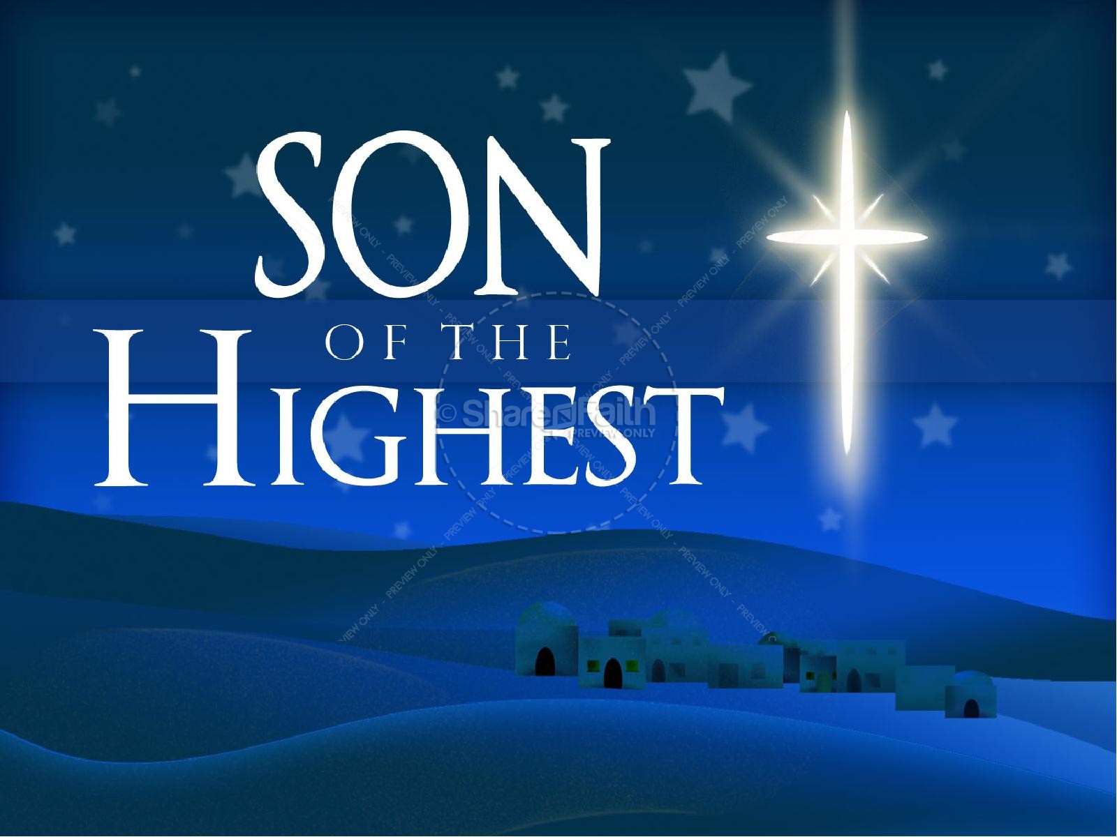 Son of the Highest Nativity PowerPoint