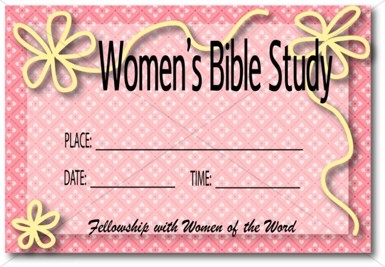 Womens Bible Study Invitation