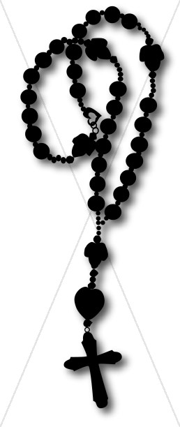 Silhouette Rosary Graphic Thumbnail Showcase