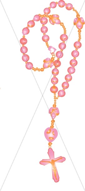 Pink Rosary Beads Thumbnail Showcase