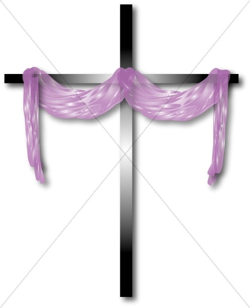 Purple Cloth and Cross Thumbnail Showcase