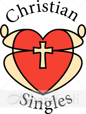 Christian Singles Heart | Valentines Day Clipart
