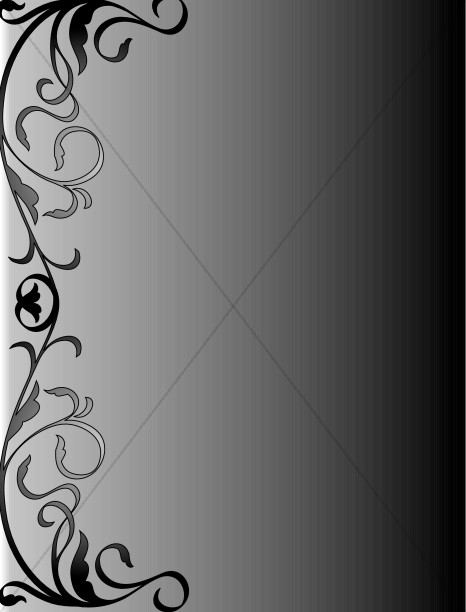 Black and Gray Swirly Background