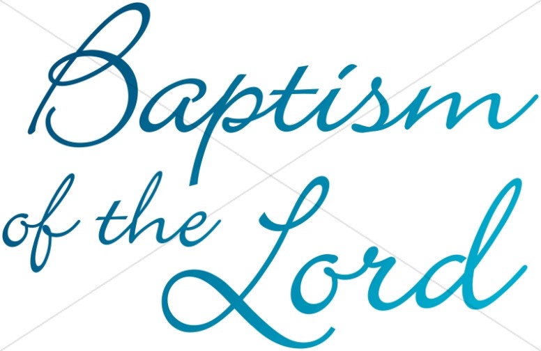 Baptism of the Lord Words Thumbnail Showcase