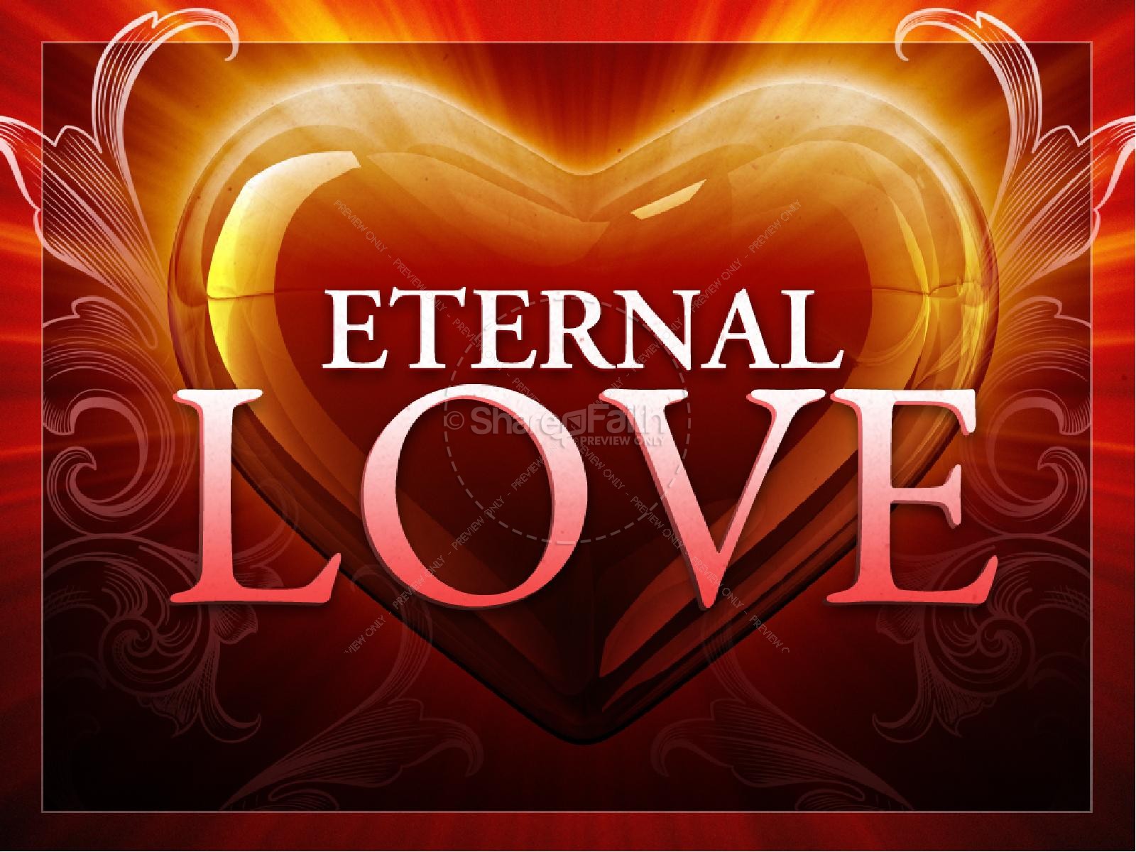 Eternal Love PowerPoint Thumbnail 1
