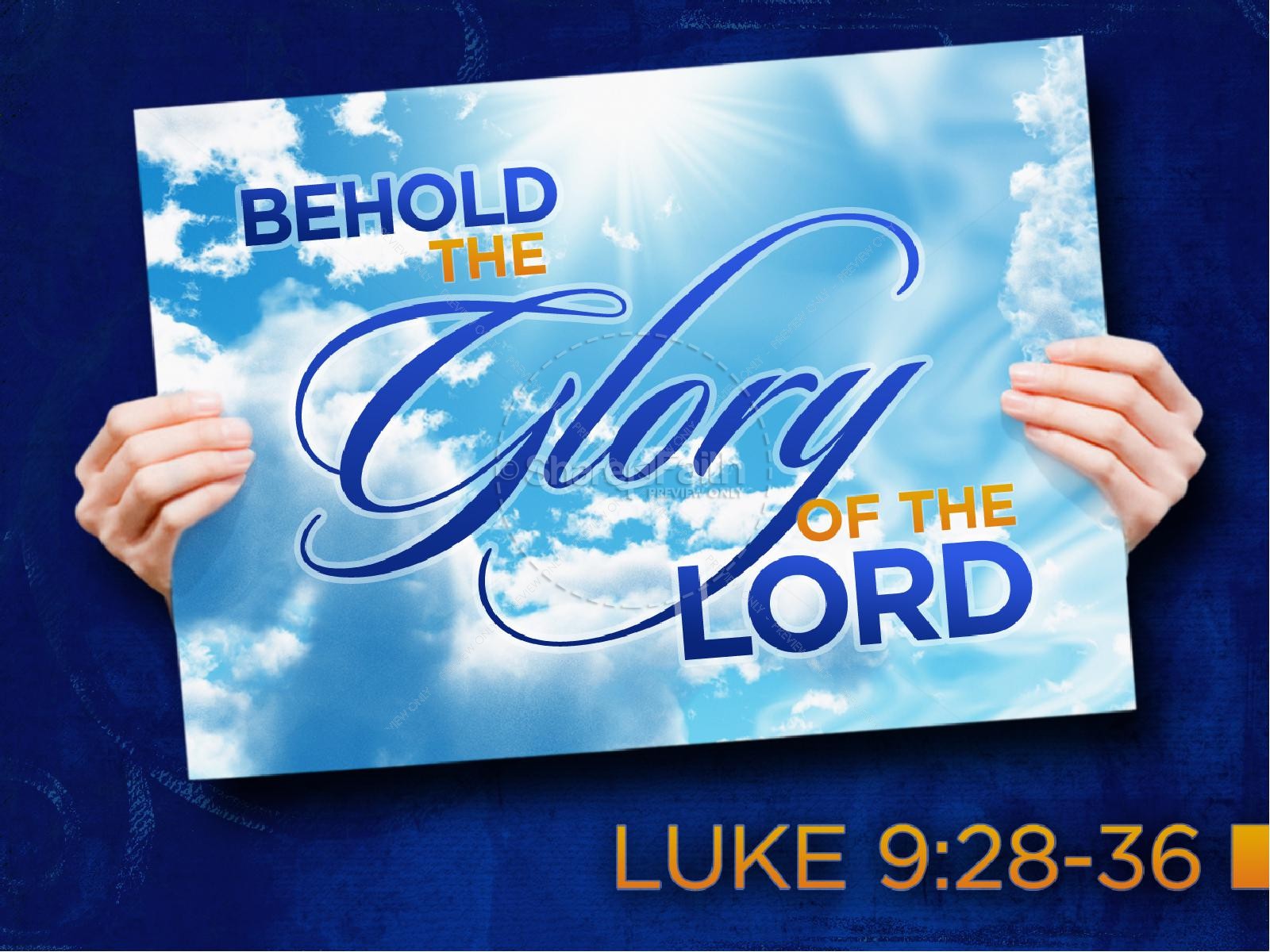 The Glory Of The Lord PowerPoint Sermon