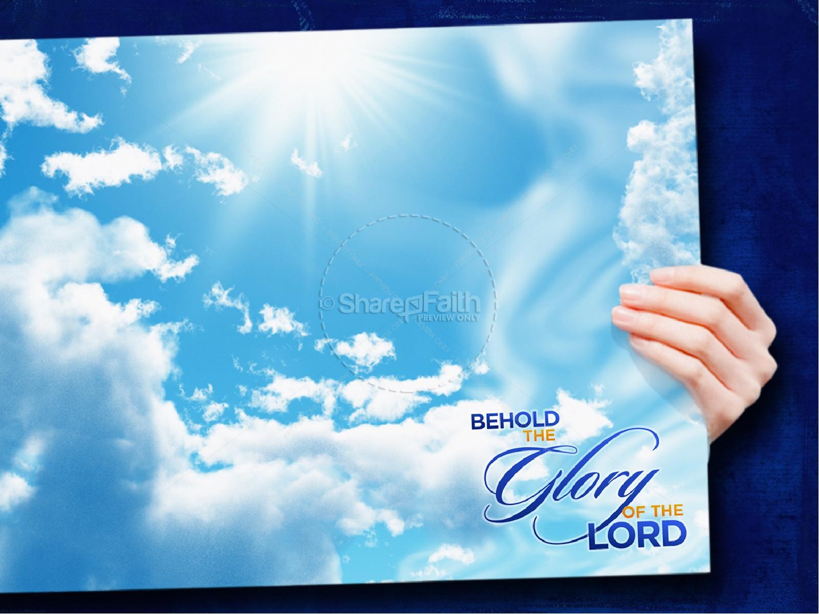 The Glory Of The Lord PowerPoint Sermon Thumbnail 4