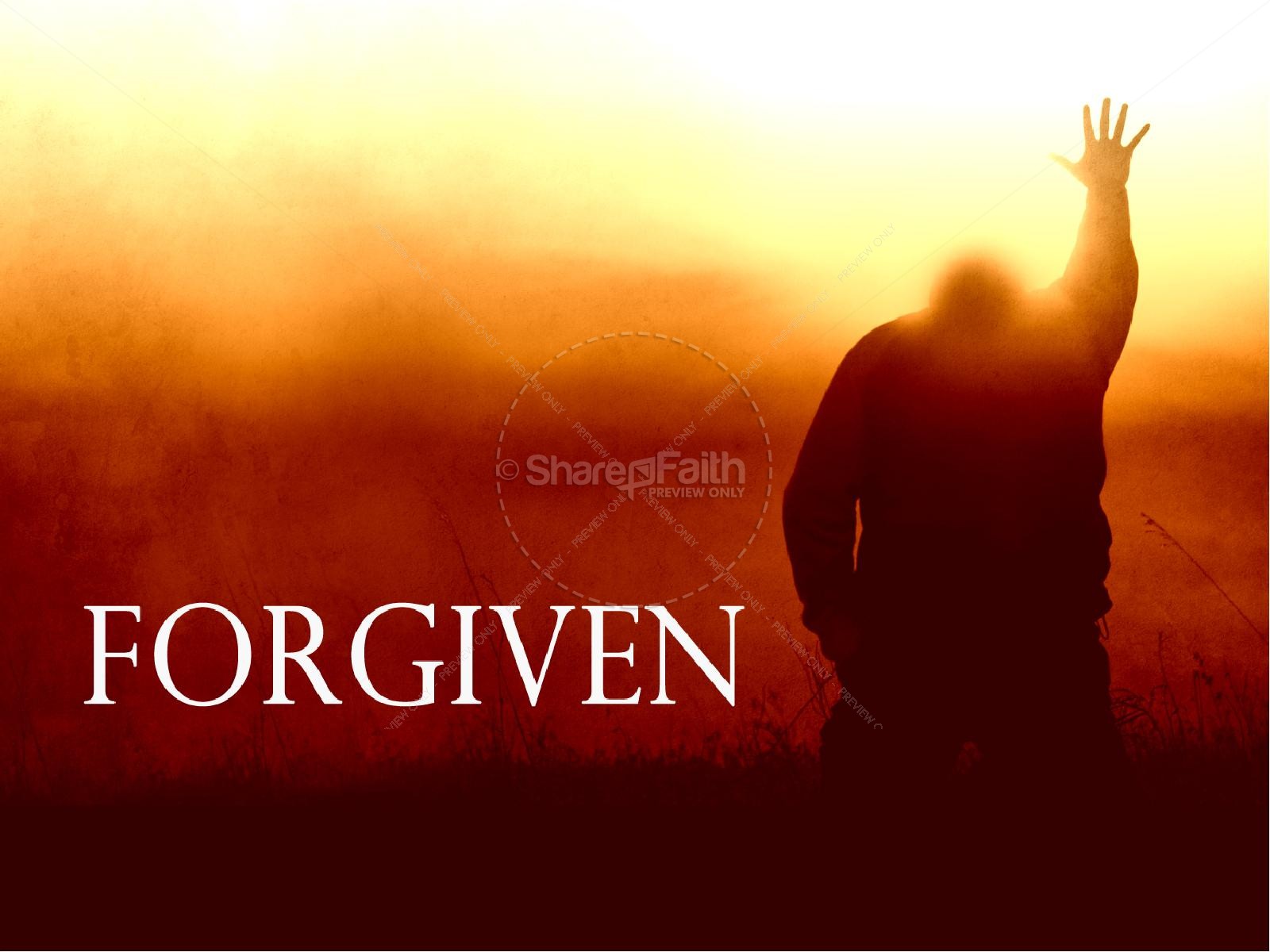 Redeemed Forgiven Christian PowerPoint Thumbnail 3