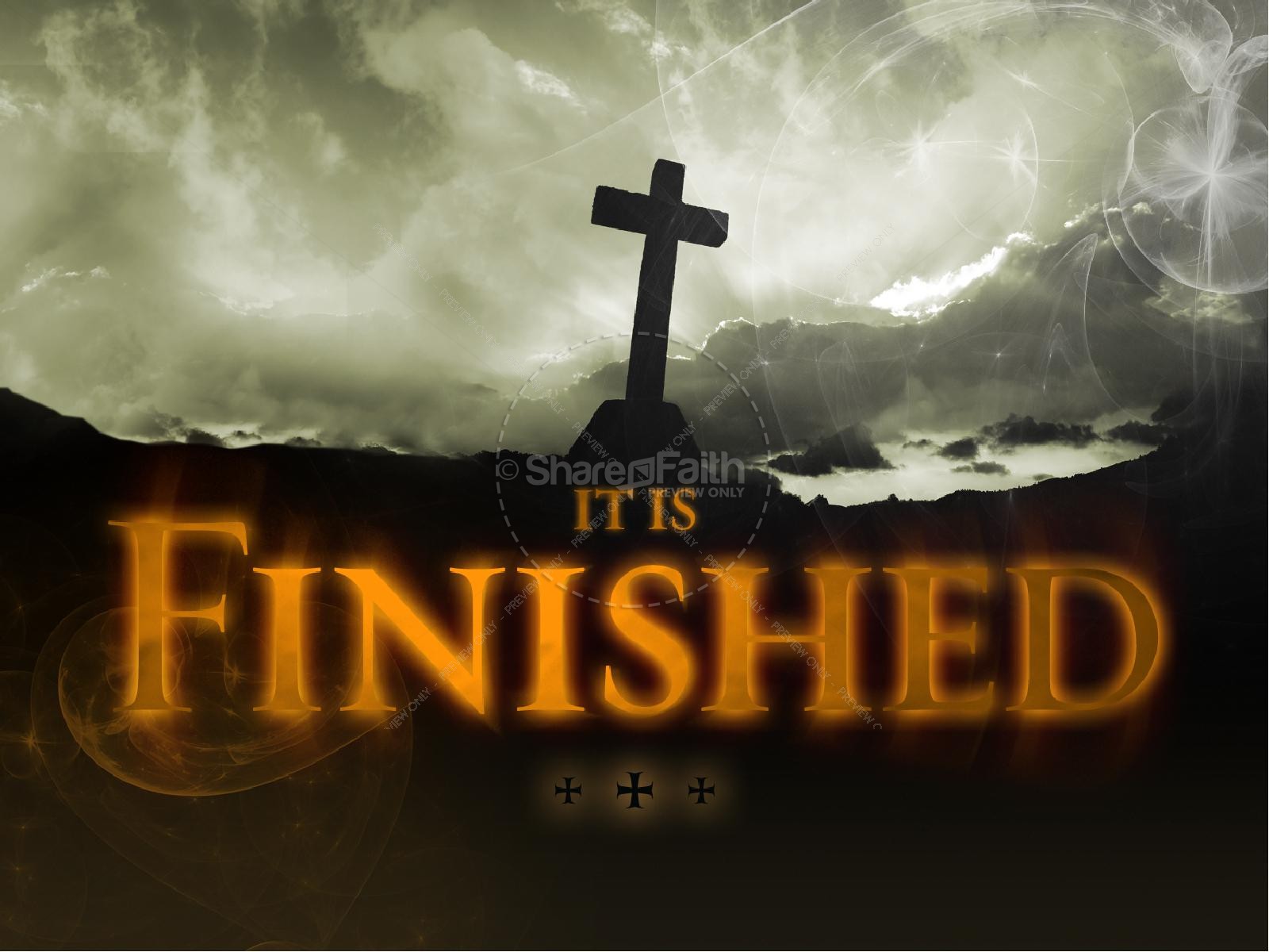 It Is Finished Church PowerPoint Thumbnail 2