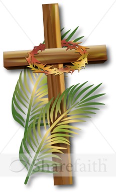 Palm Sunday | Cross Clipart