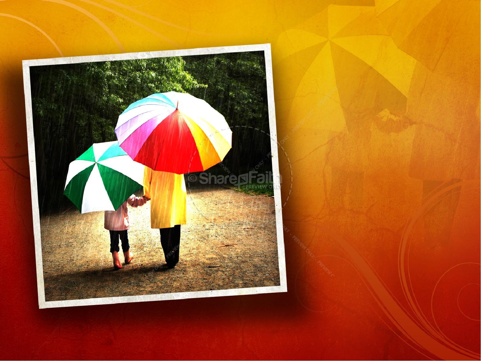 Shelter From The Storm Mothers Day PowerPoint Thumbnail 3