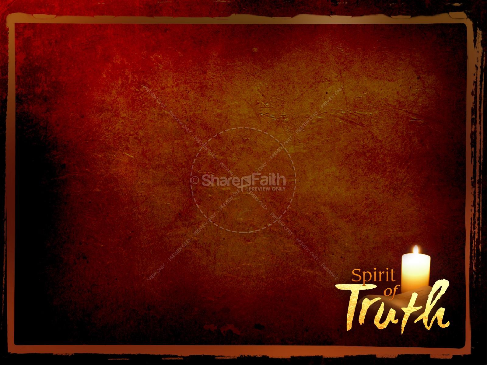 Spirit of Truth PowerPoint Template for Pentecost Thumbnail 6