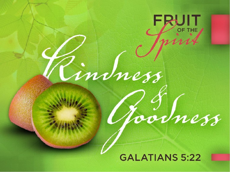 Kindness and Goodness Fruit of the Spirit PowerPoint Template