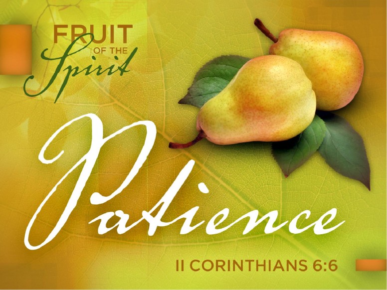 Patience Fruit of the Spirit PowerPoint Template