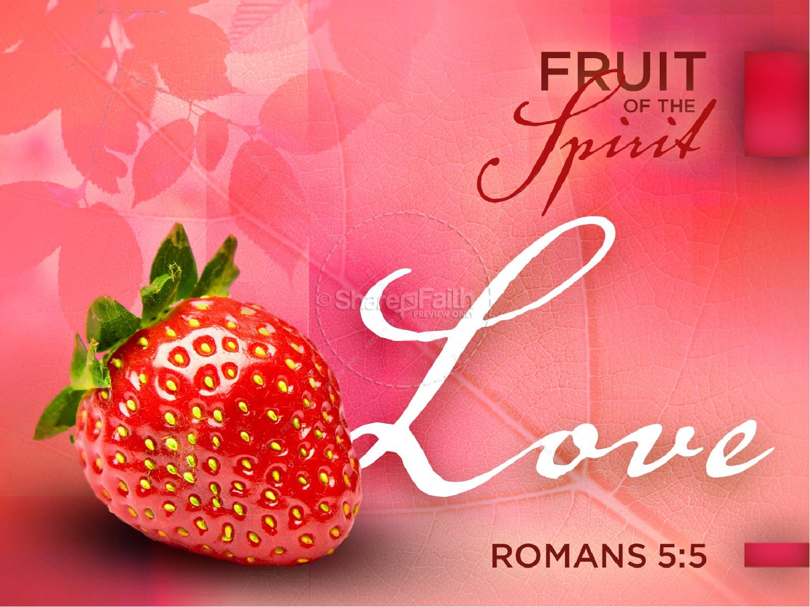 Love Fruit of the Spirit Pentecost PowerPoint Template