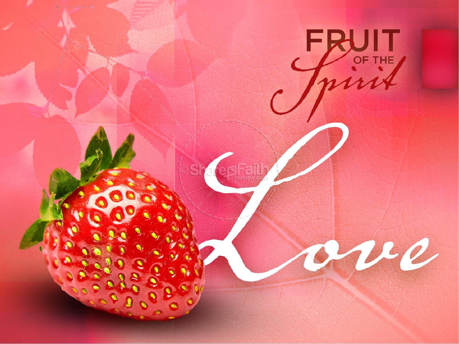 Love Fruit of the Spirit Pentecost PowerPoint Template Thumbnail 2