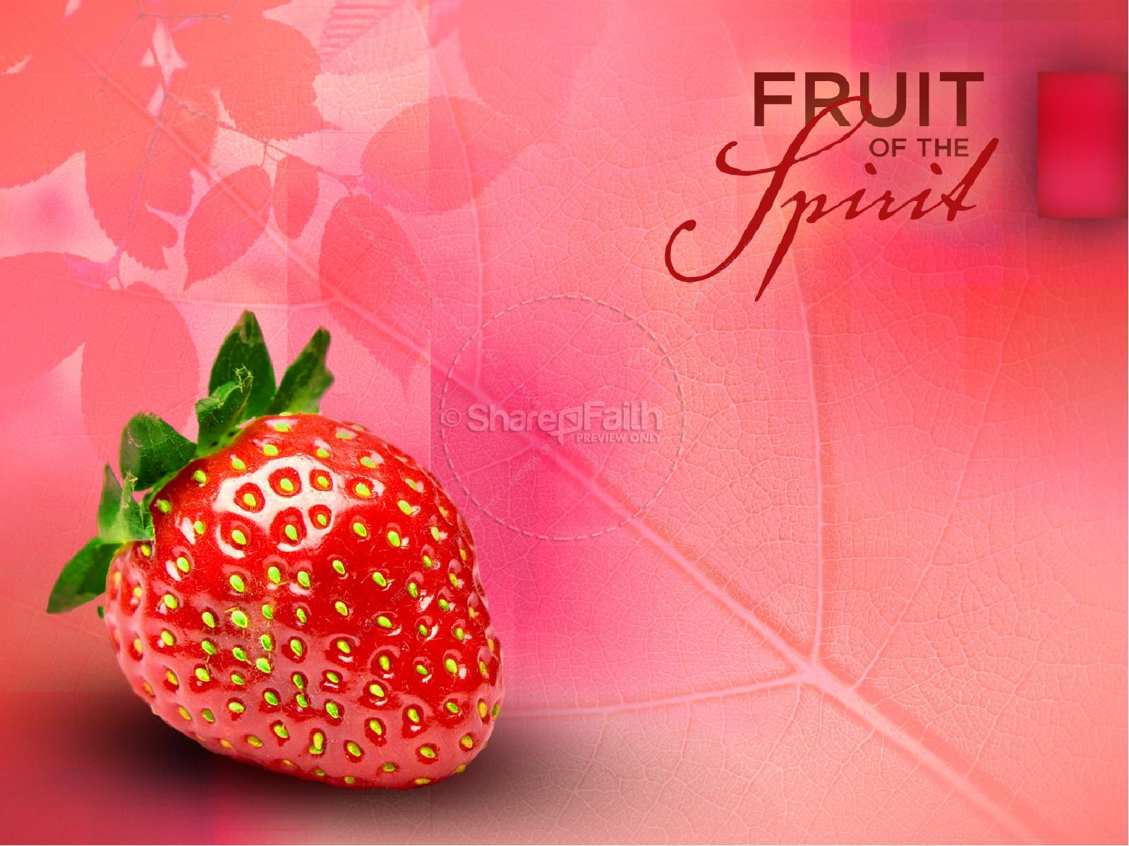 Love Fruit of the Spirit Pentecost PowerPoint Template Thumbnail 3