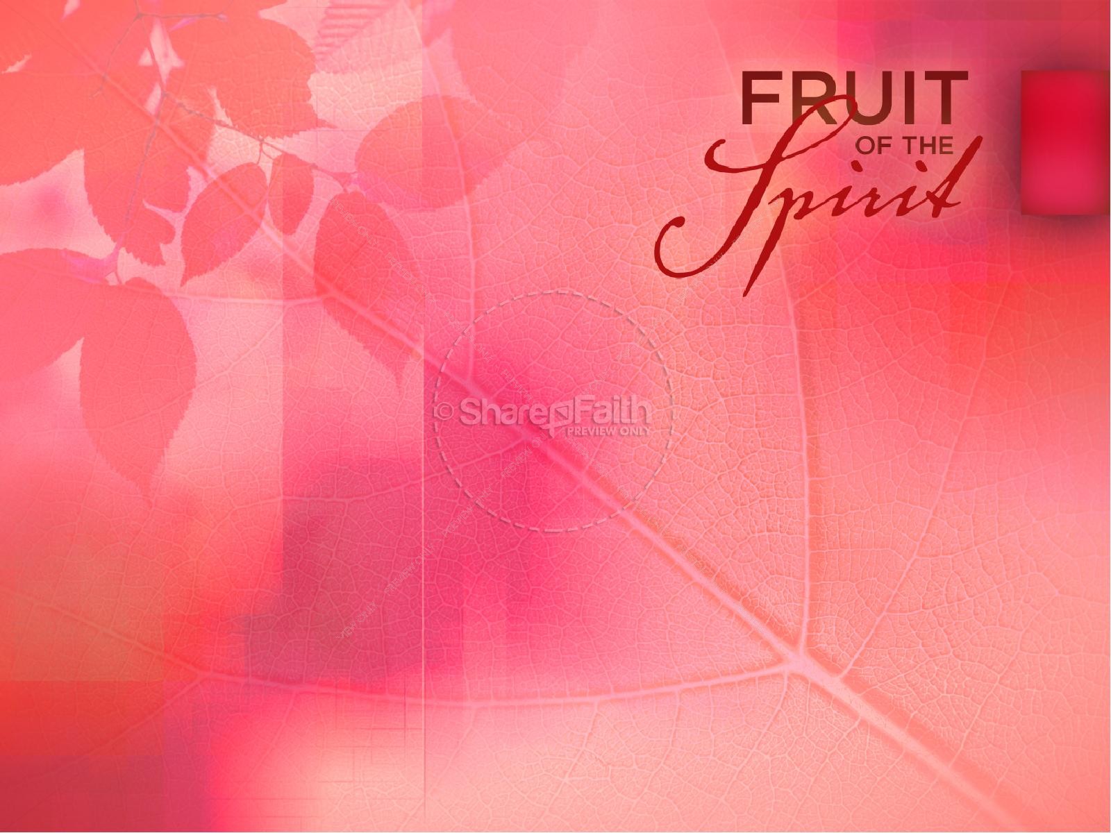 Love Fruit of the Spirit Pentecost PowerPoint Template Thumbnail 4
