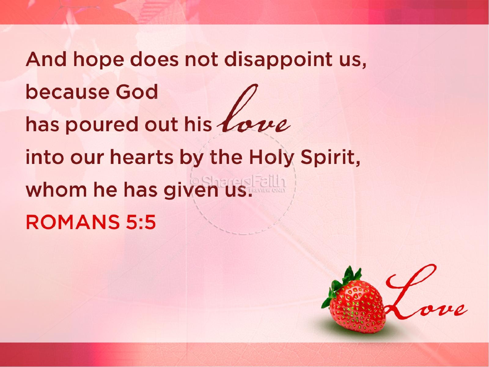 Love Fruit of the Spirit Pentecost PowerPoint Template Thumbnail 7