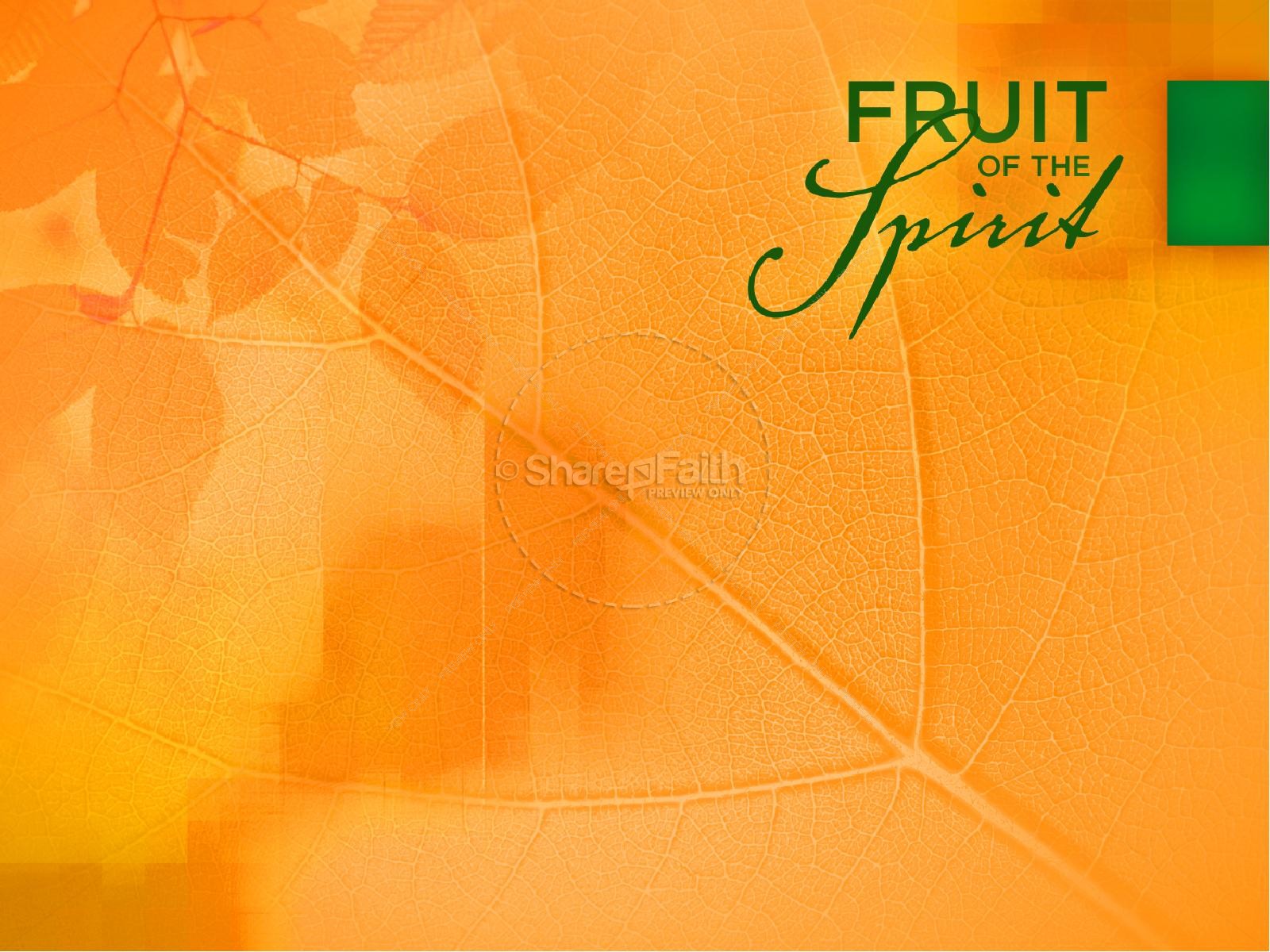 Peace Fruit of the Spirit Pentecost PowerPoint Template Thumbnail 4