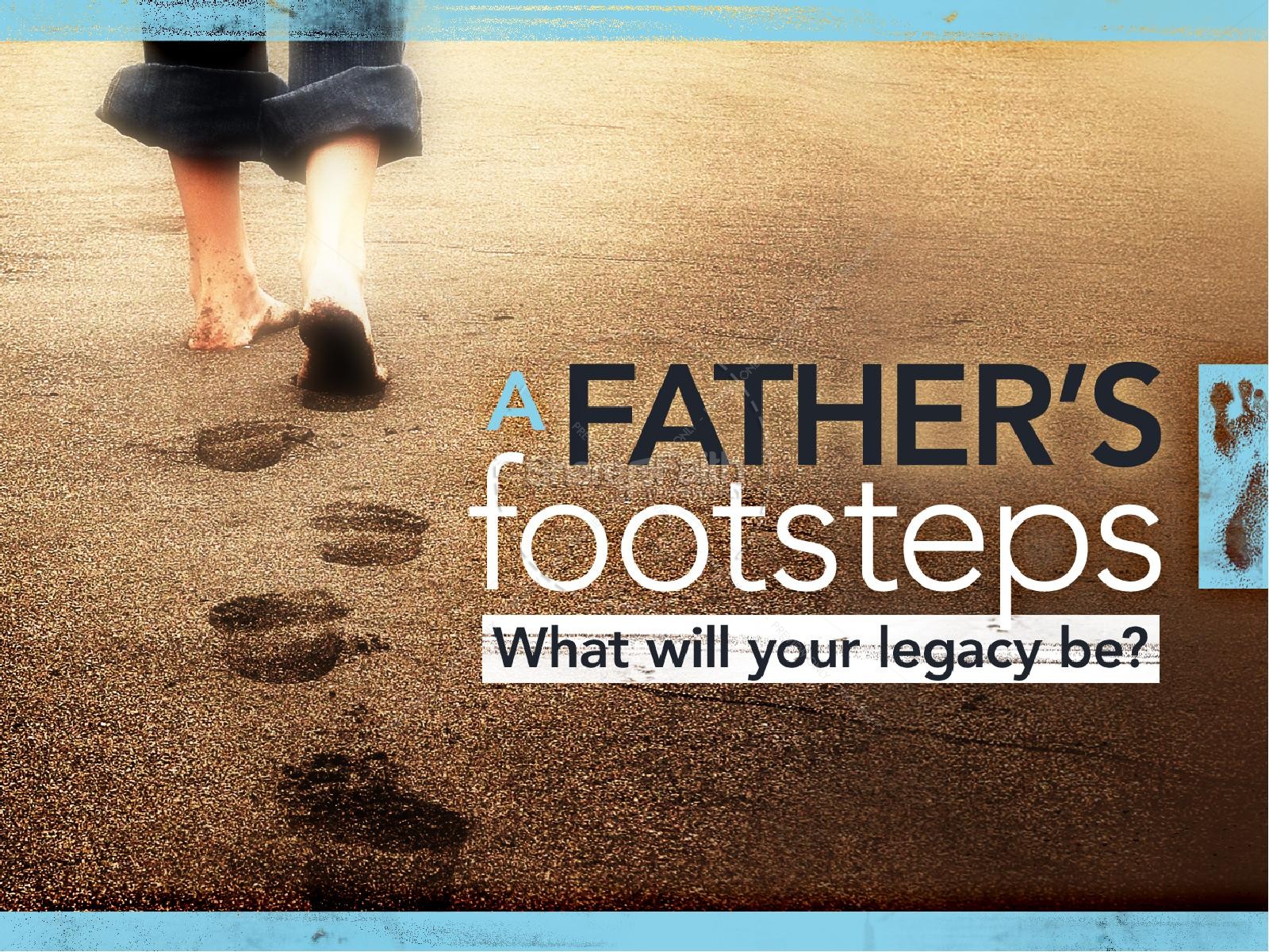 A Fathers Footsteps PowerPoint Template Thumbnail 2