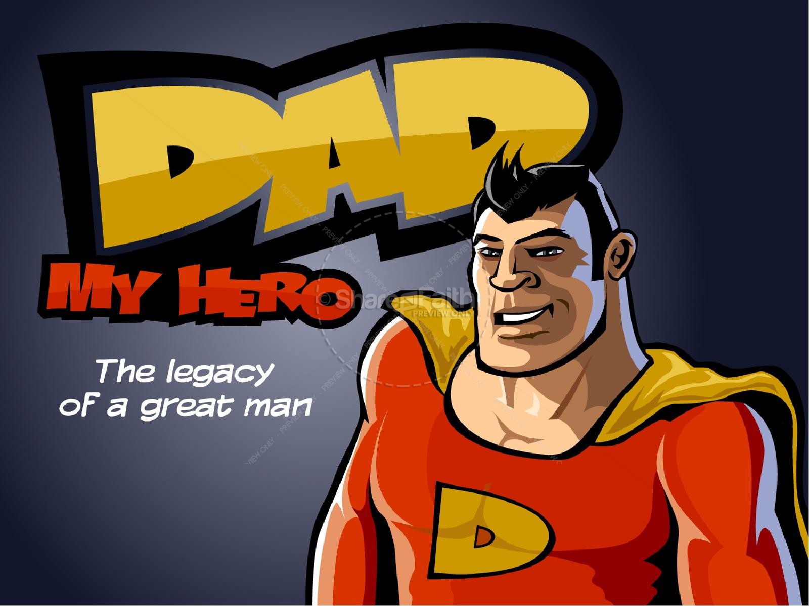 Super Dad Powerpoint Template Thumbnail 2