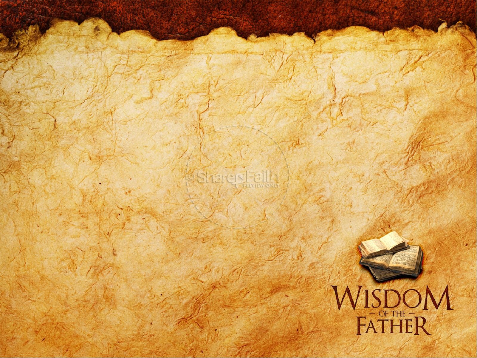 Wisdom Of The Father PowerPoint Template Thumbnail 5