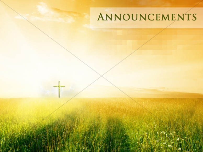 Easter Church Announcement Slide Thumbnail Showcase