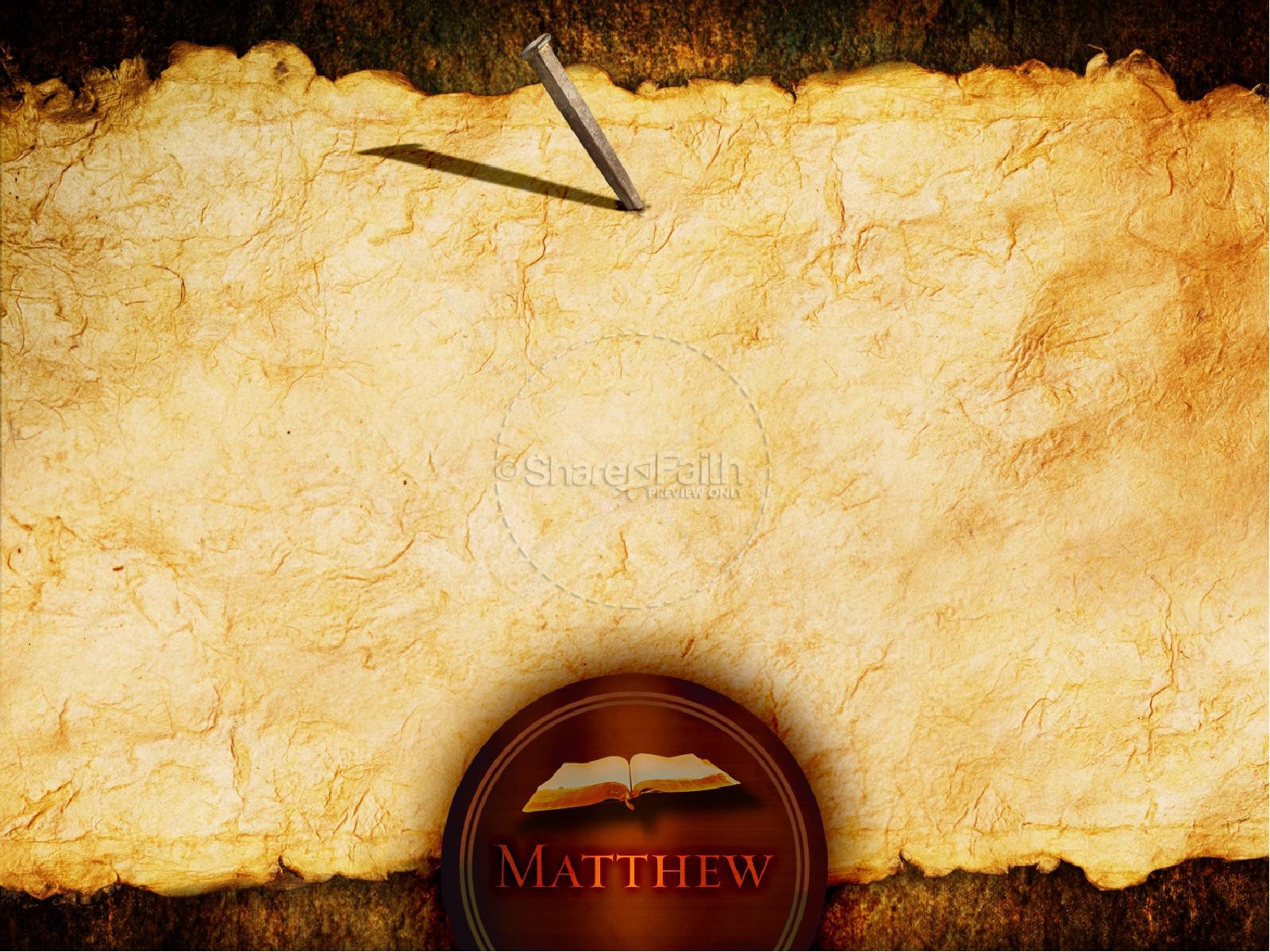 The Gospel of Matthew PowerPoint Template | slide 2