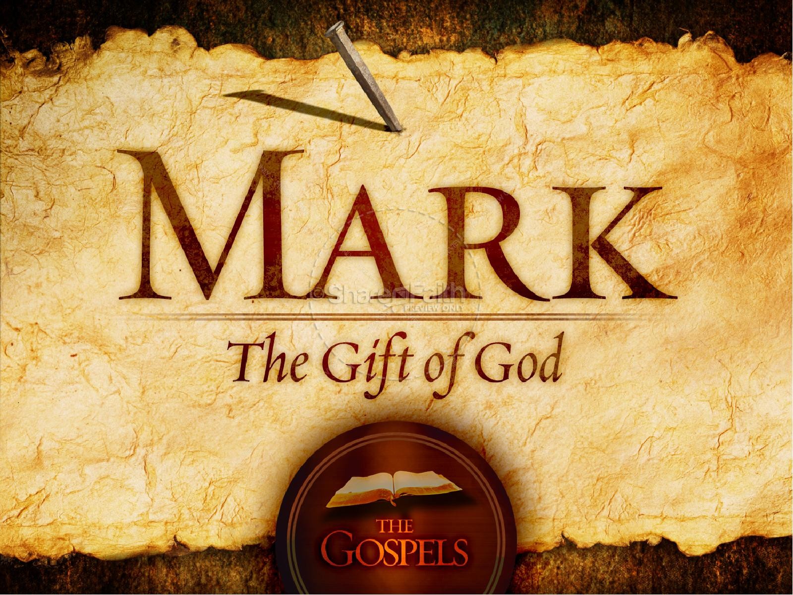 The Gospel Of Mark Powerpoint Template Thumbnail 1
