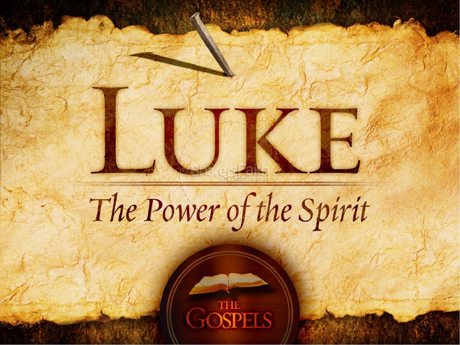 Luke's Gospel PowerPoint Template | slide 1