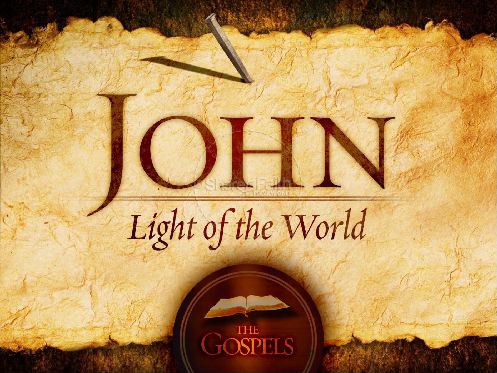 John's Gospel PowerPoint Template
