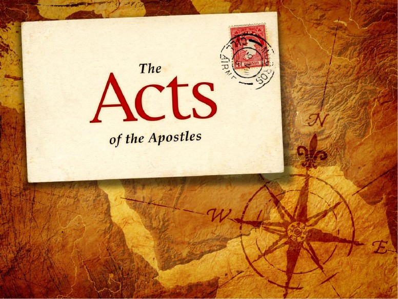 Acts Of The Apostles PowerPoint Template
