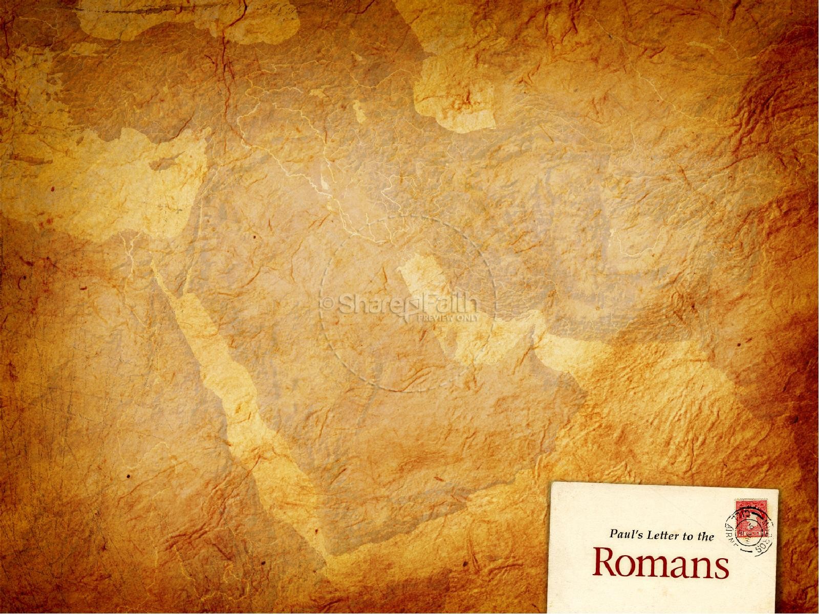 Letter To The Romans PowerPoint Template Thumbnail 2