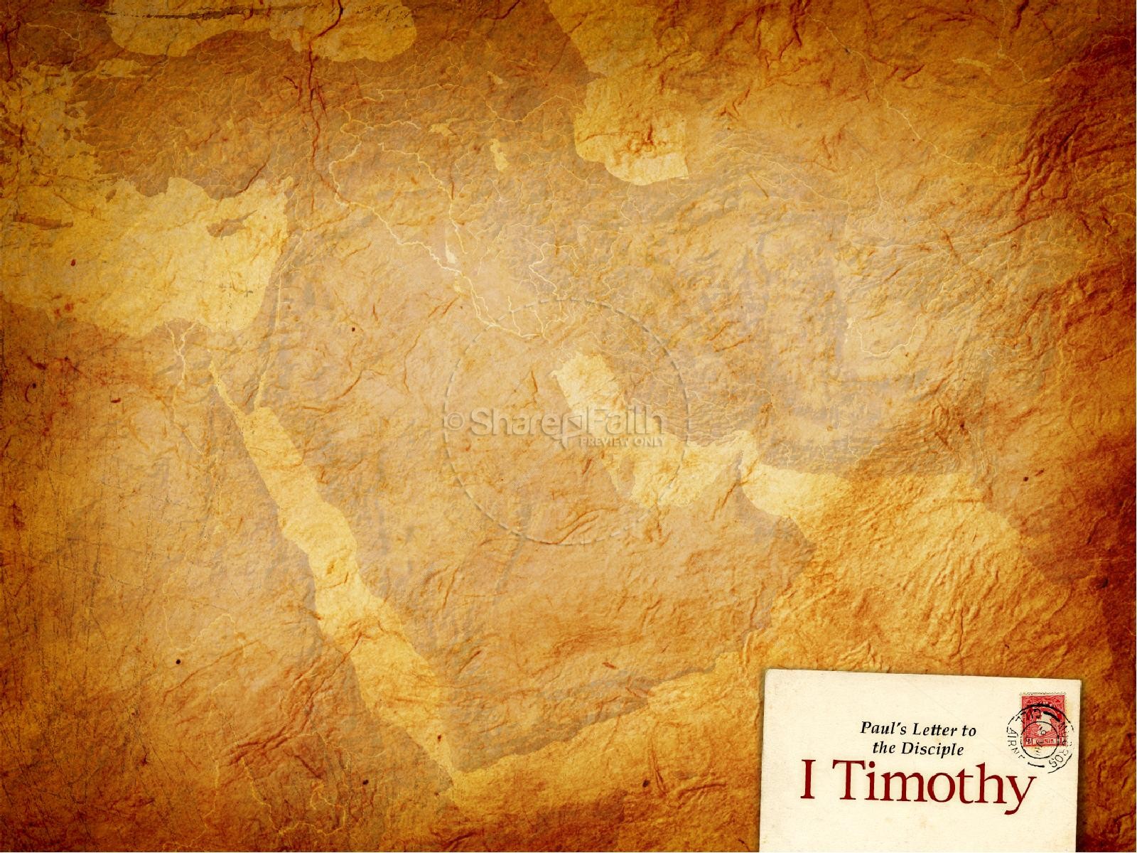 Book of 1 Timothy PowerPoint Template Thumbnail 2