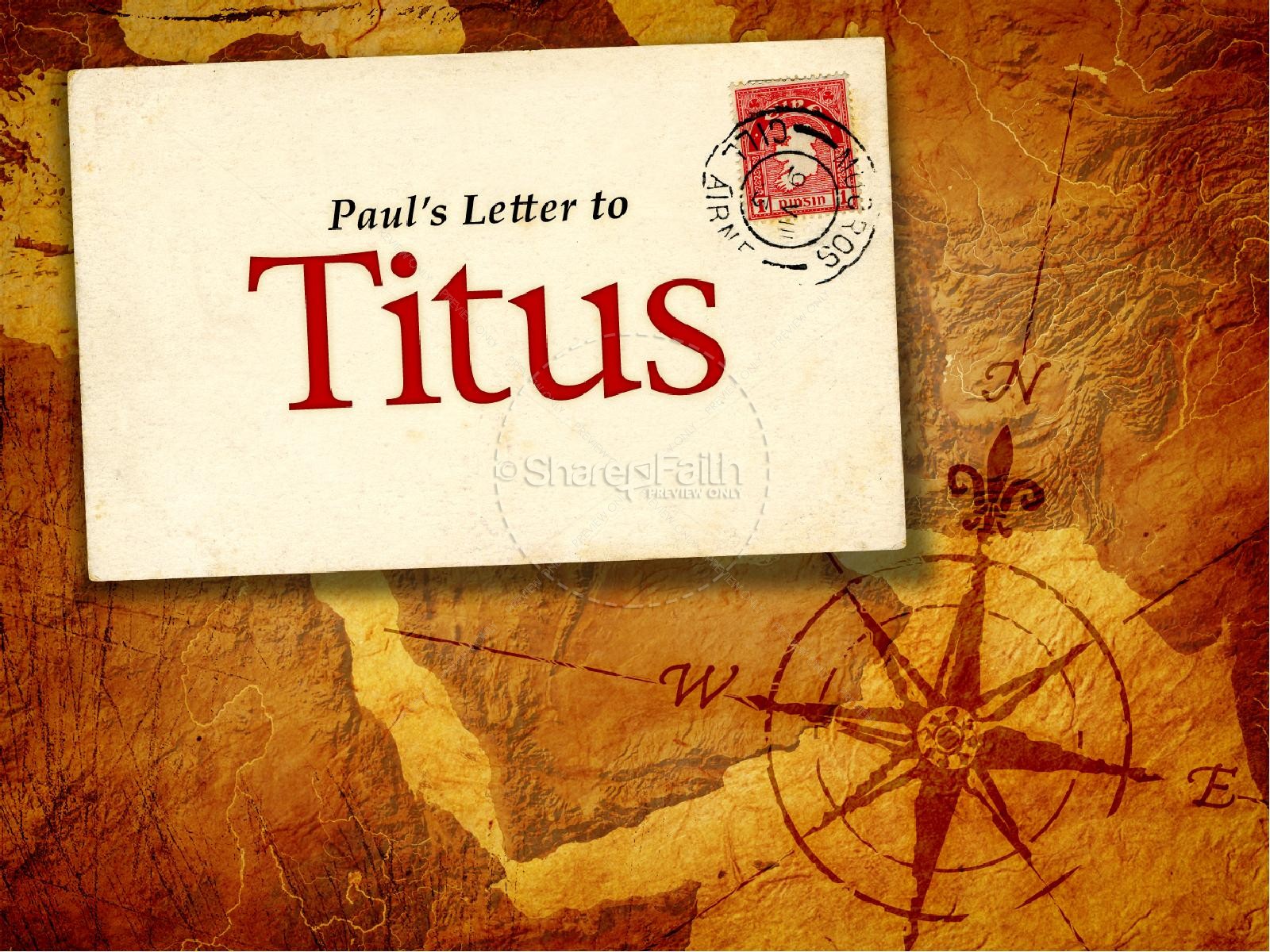 The Book of Titus PowerPoint Template Thumbnail 1