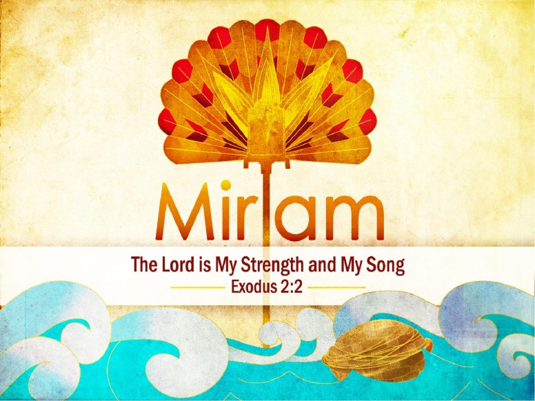 Miriam Sister of Moses Woman Of Faith PowerPoint Template