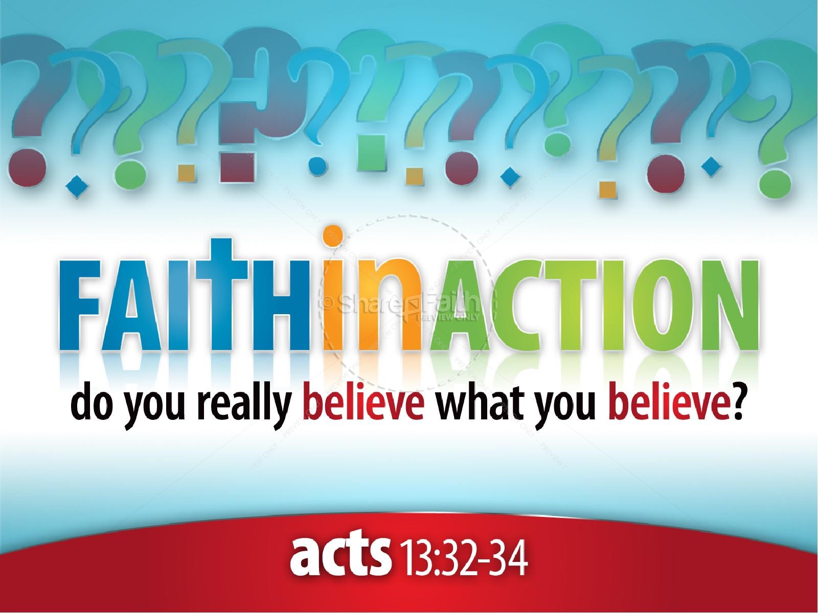 Faith In Action PowerPoint Sermon Template