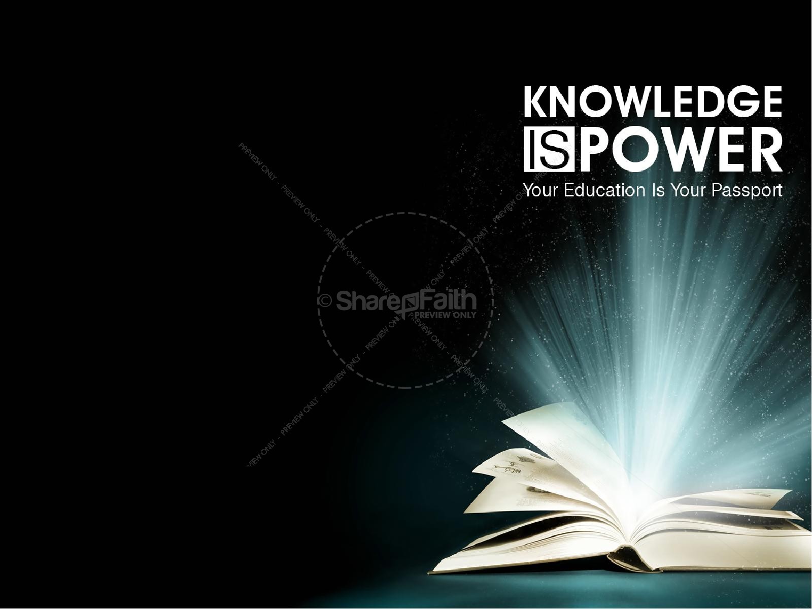 Knowledge Is Power PowerPoint Thumbnail 3