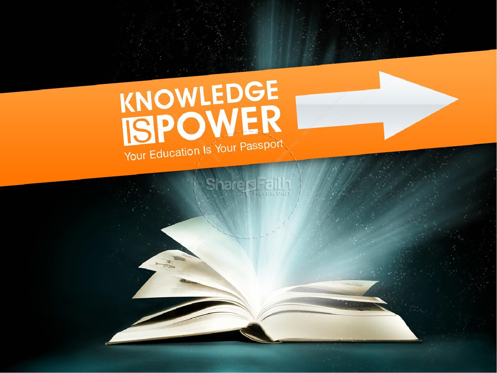 Knowledge Is Power PowerPoint Thumbnail 4