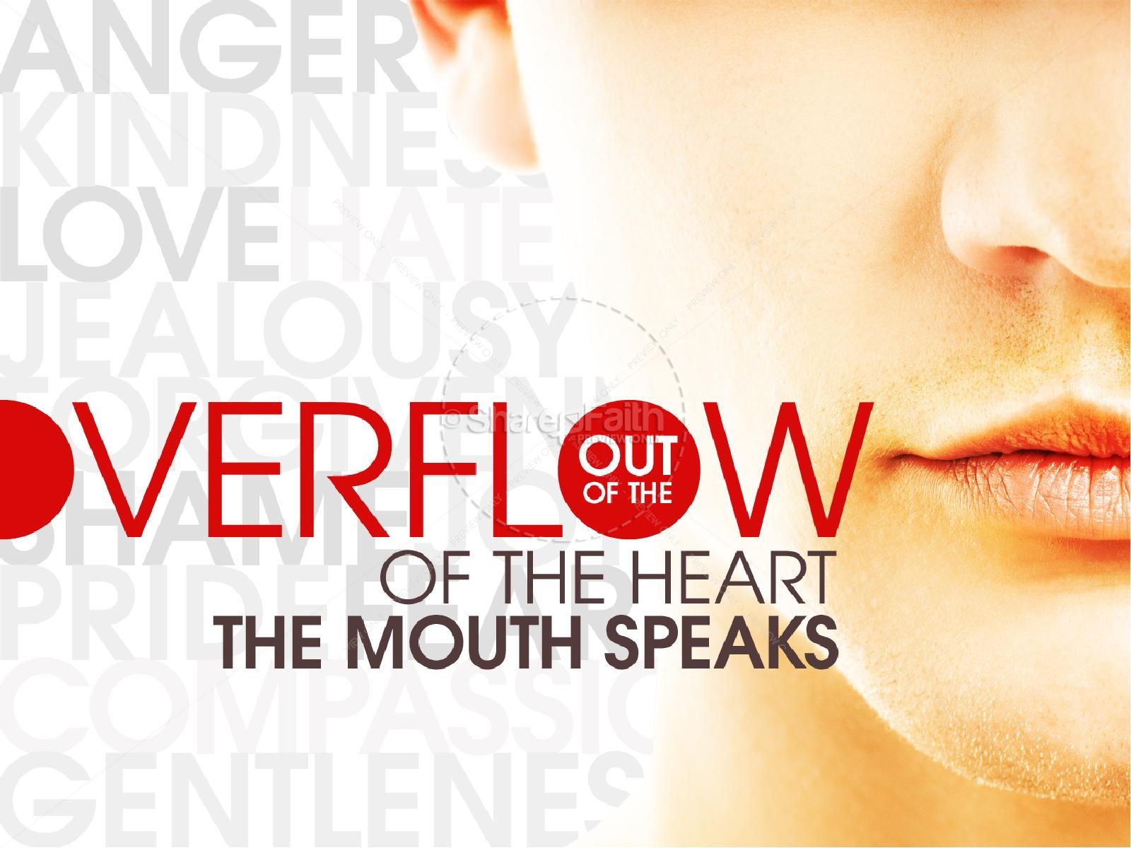 Overflow of the Heart Christian PowerPoint Thumbnail 2