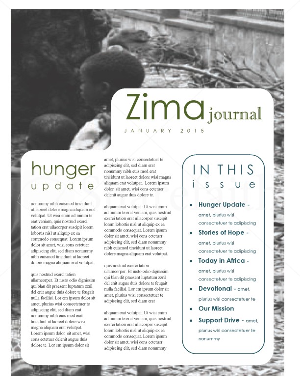Hunger Update Newsletter Thumbnail Showcase