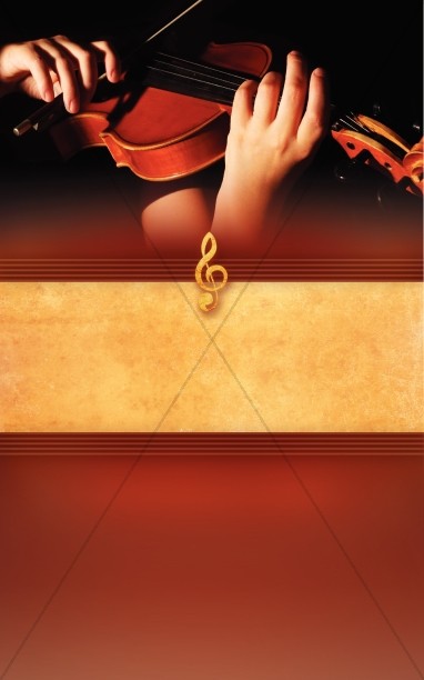 Violin Bulletin Cover Thumbnail Showcase