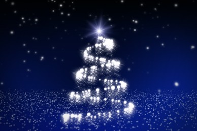 Spiral Christmas Tree Video Background