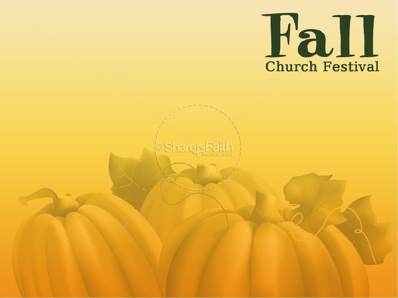 Fall Church Festival Church PowerPoint