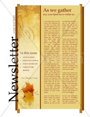 Two Autumn Leaves Church Newsletter