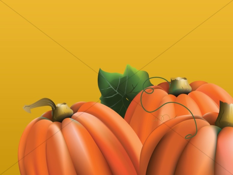 Three Pumpkins Worship Background