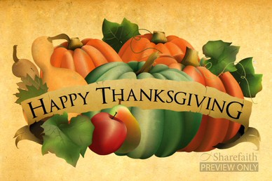 Happy Thanksgiving Church Video Loop